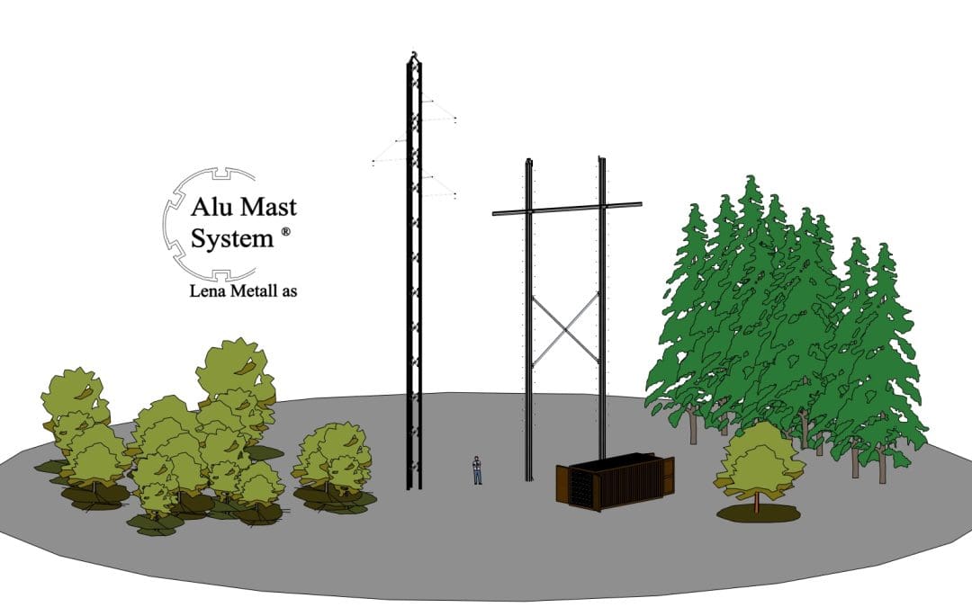Beredskapsmaster med Alu Mast System