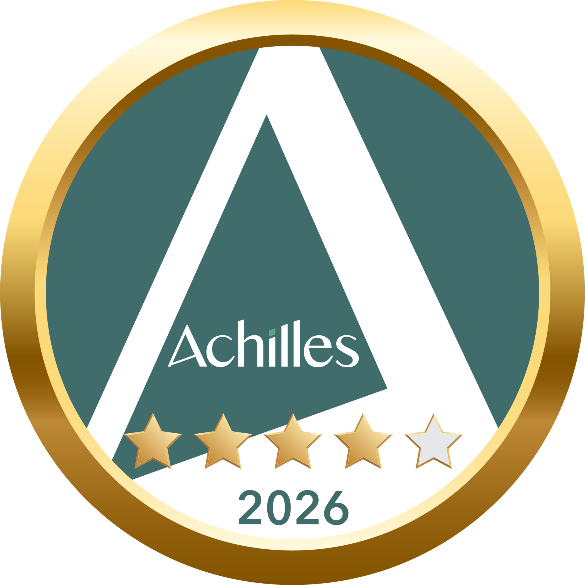 Sustainability Score badge 2026 4 stars scaled